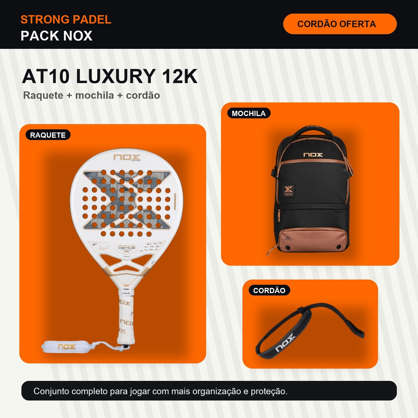 Pack Nox AT10 Luxury 12K + Mochila