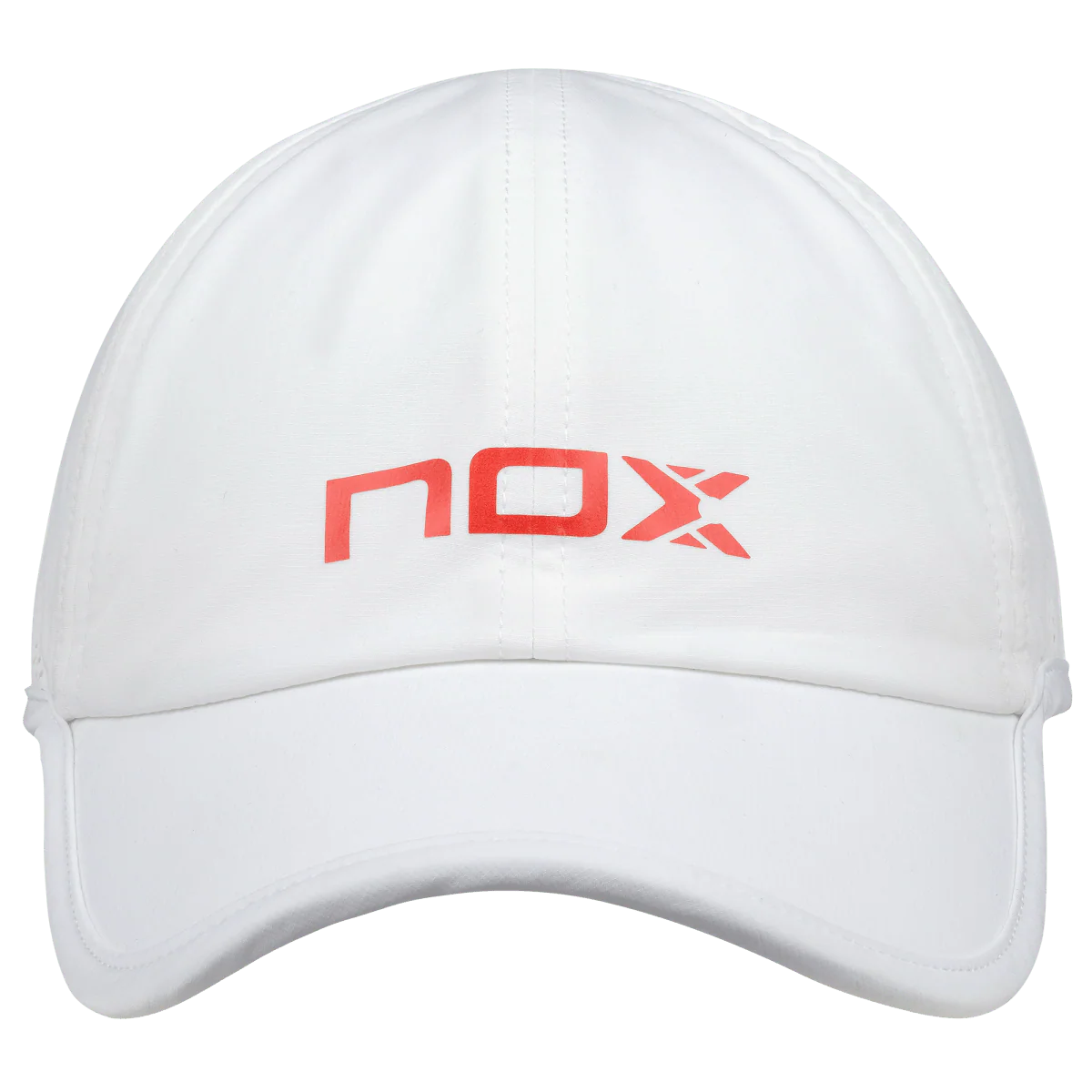 Boné NOX branca/vermelha