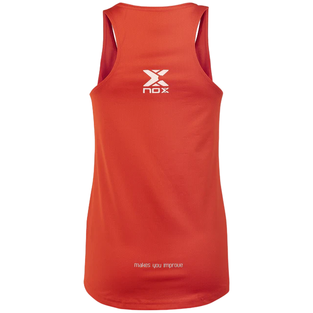 Camiseta sin mangas Nox roja