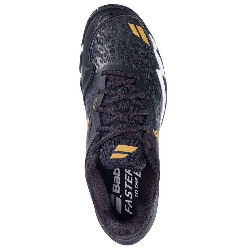 Sapatilha Babolat Jet Premura 3 Preta e Dourada