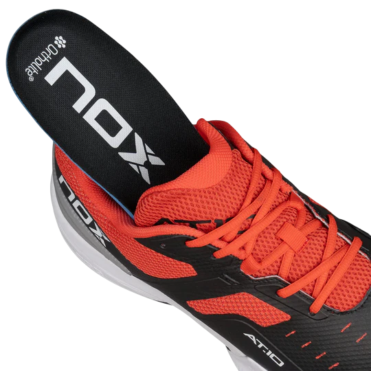 Sapatilha Nox AT10 Pro Preta e Vermelha