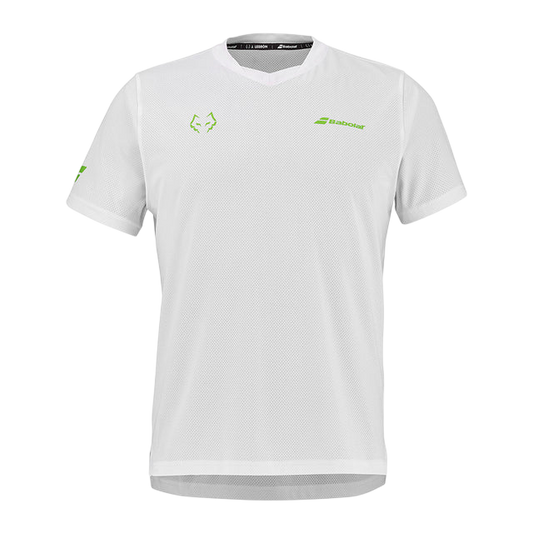 Tshirt Babolat Juan Lebron Branca